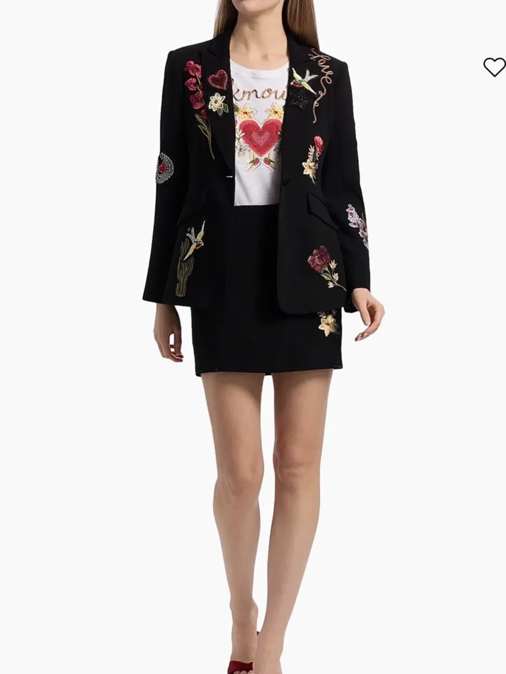 Cinq à Sept
Amour Cheyenne Embroidered Blazer - Picture 2 of 16